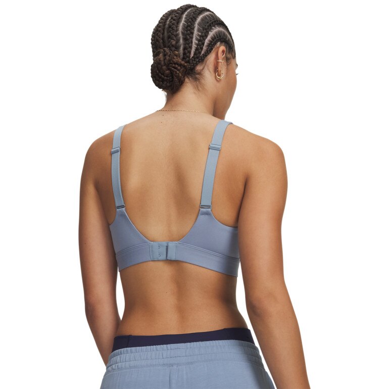 Damski biustonosz treningowy Under Armour UA Effortless High - niebieski