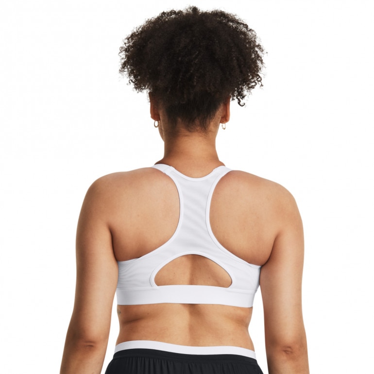 Biustonosz treningowy Under Armour UA HeatGear High - biały 