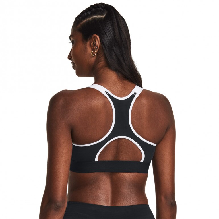 Biustonosz treningowy Under Armour UA HG Armour High Print - szary 