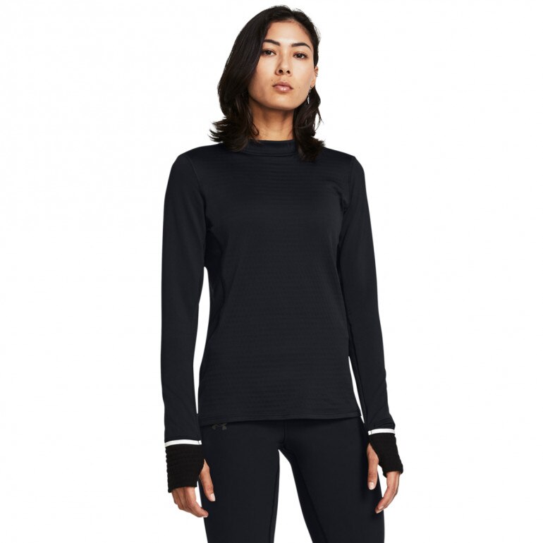 Damski longsleeve do biegania Under Armour UA Qualifier Cold LS - czarny