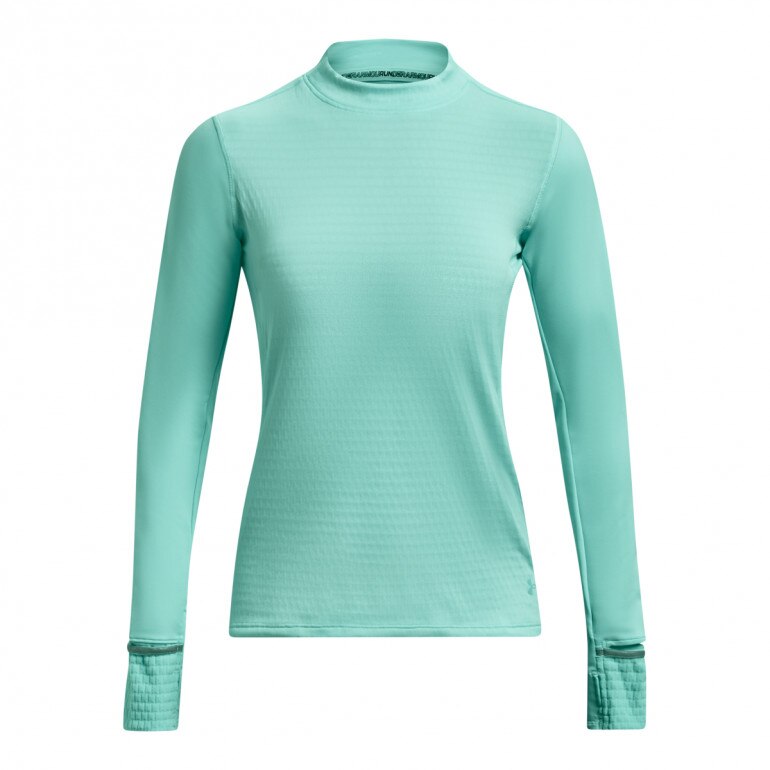 Damski longsleeve do biegania Under Armour UA Qualifier Cold LS - miętowy