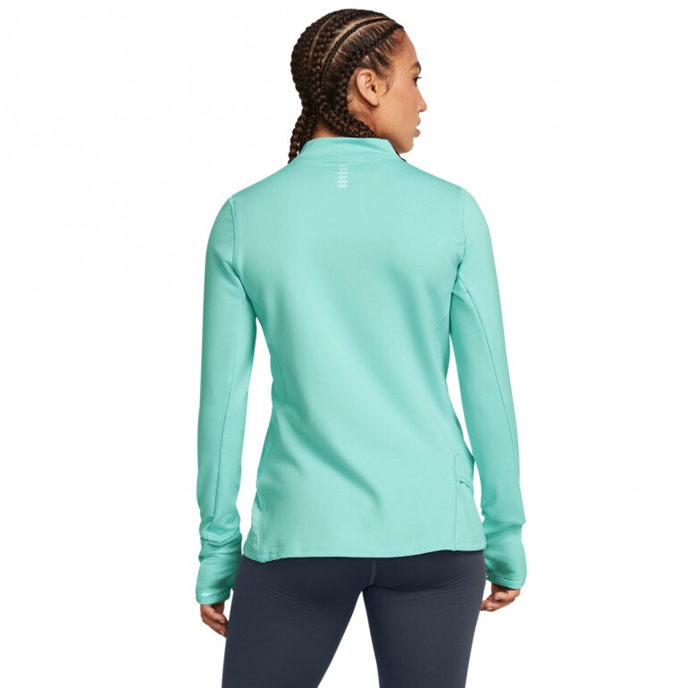 Damski longsleeve do biegania Under Armour UA Qualifier Cold LS - miętowy