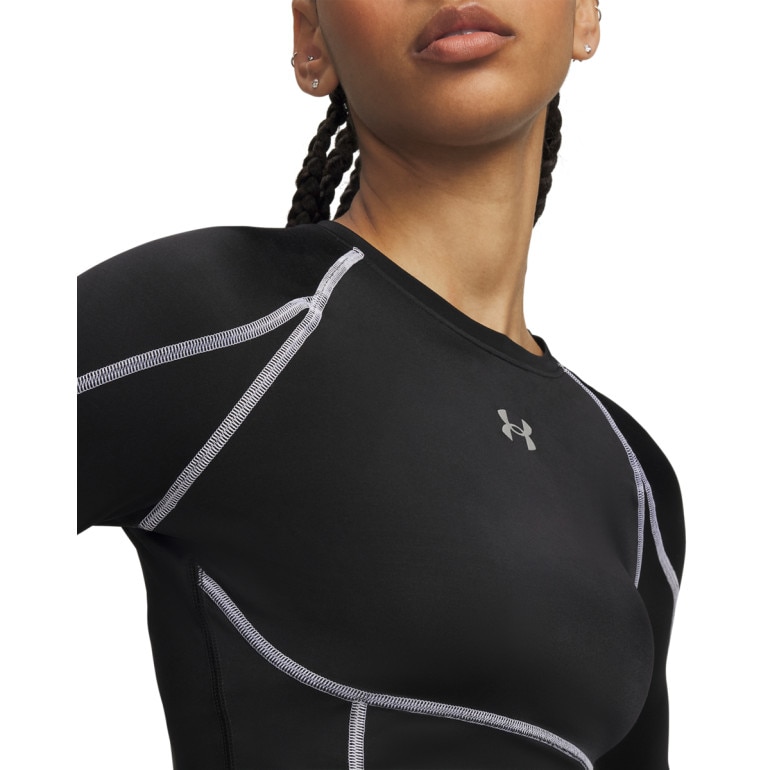 Damski longsleeve treningowy Under Armour HeatGear Elite LS - czarny
