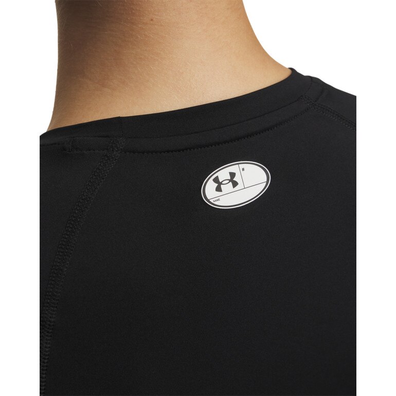 Damski longsleeve treningowy Under Armour UA HG Authentics Comp LS - czarny