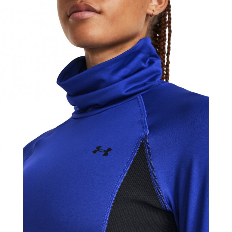 Damski longsleeve treningowy Under Armour UA Train CW Funnel Neck - niebieski