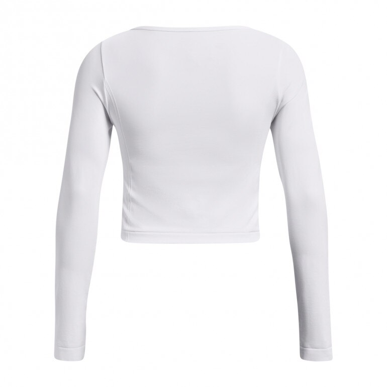 Damski longsleeve treningowy Under Armour UA Vanish Seamless LS - biały