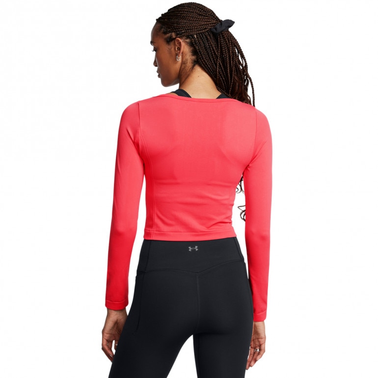 Damski longsleeve treningowy Under Armour UA Vanish Seamless LS - czerwony