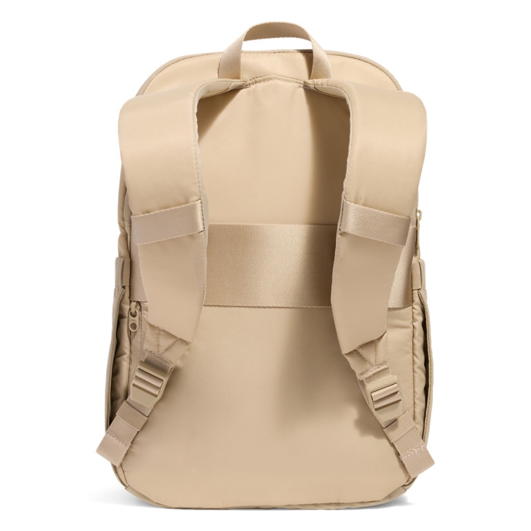Damski plecak treningowy Under Armour UA Studio Spirit Backpack - beżowy