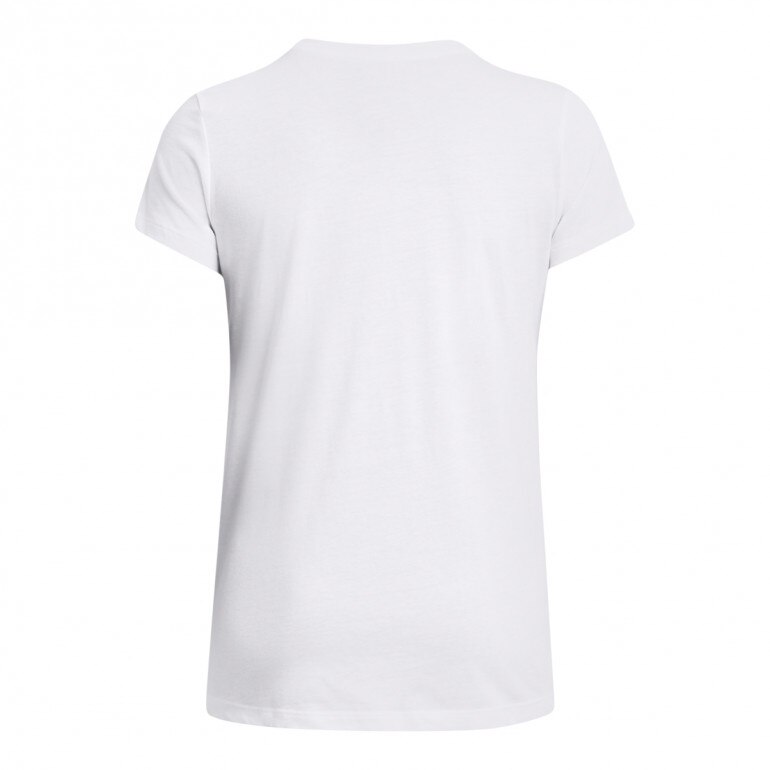 Damski t-shirt z nadrukiem Under Armour UA Rival Logo SS - biały