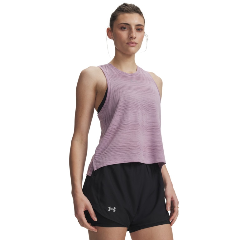 Damski top do biegania Under Armour UA Velociti Singlet - różowy