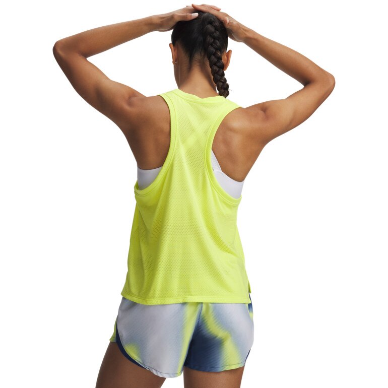 Damski top do biegania Under Armour UA Velociti Singlet - żółty