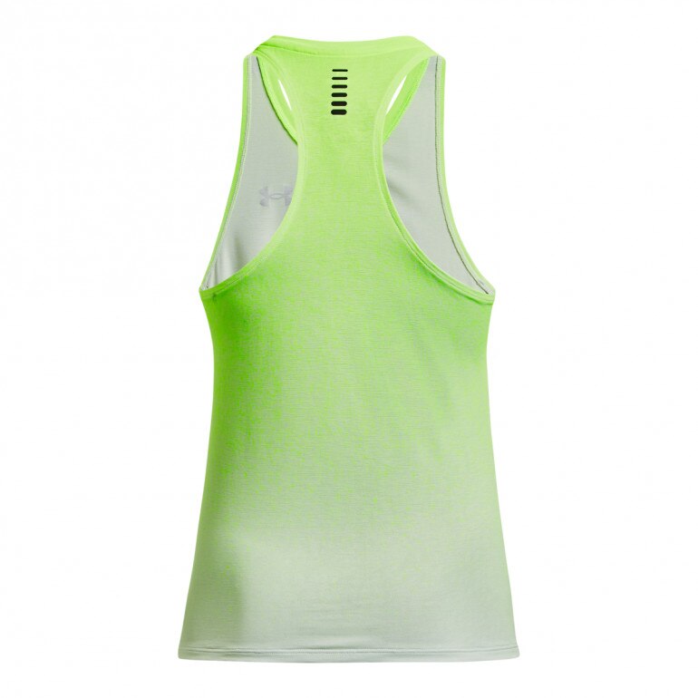 Damski top do biegania Under Armous UA Rush Run Singlet - limonka 