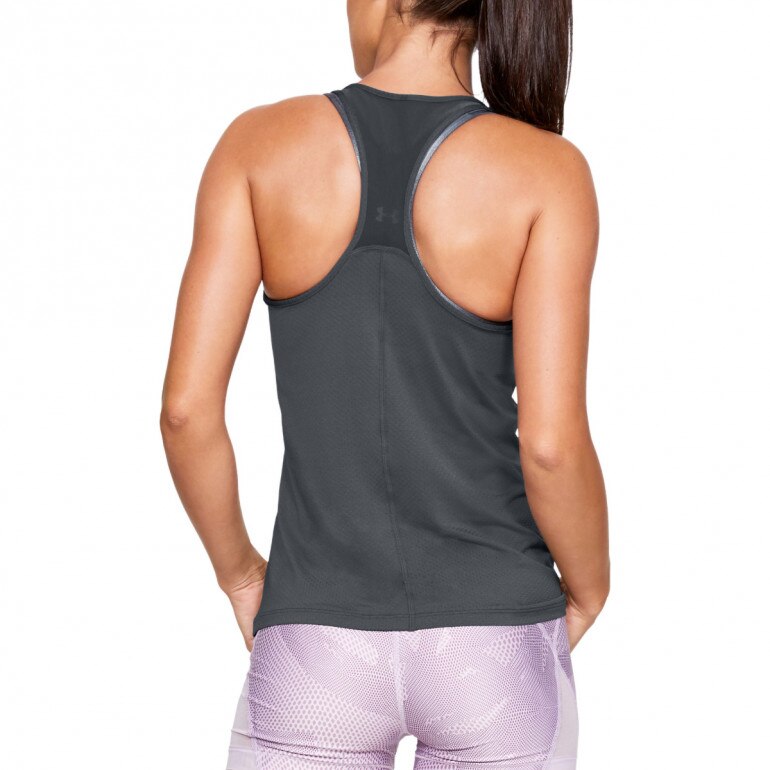 Damski top treningowy UNDER ARMOUR HG Armour Racer Tank - szary