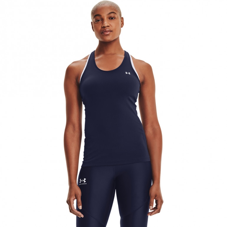Damski top treningowy UNDER ARMOUR HG Armour Racer Tank - granatowy