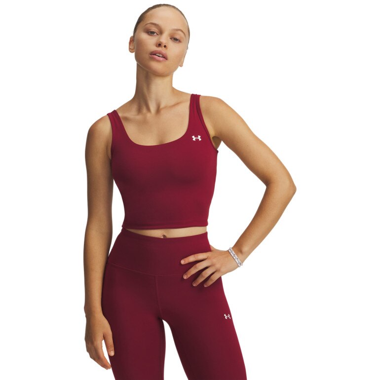 Damski top treningowy Under Armour Motion Tank Emea - bordowy