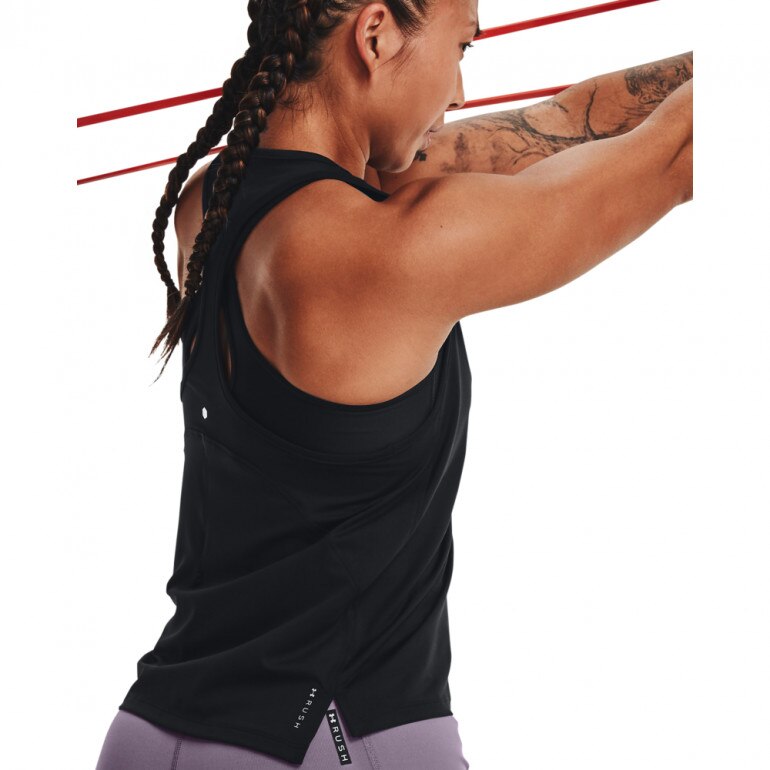 Damski top treningowy UNDER ARMOUR Rush Energy Tank - czarny