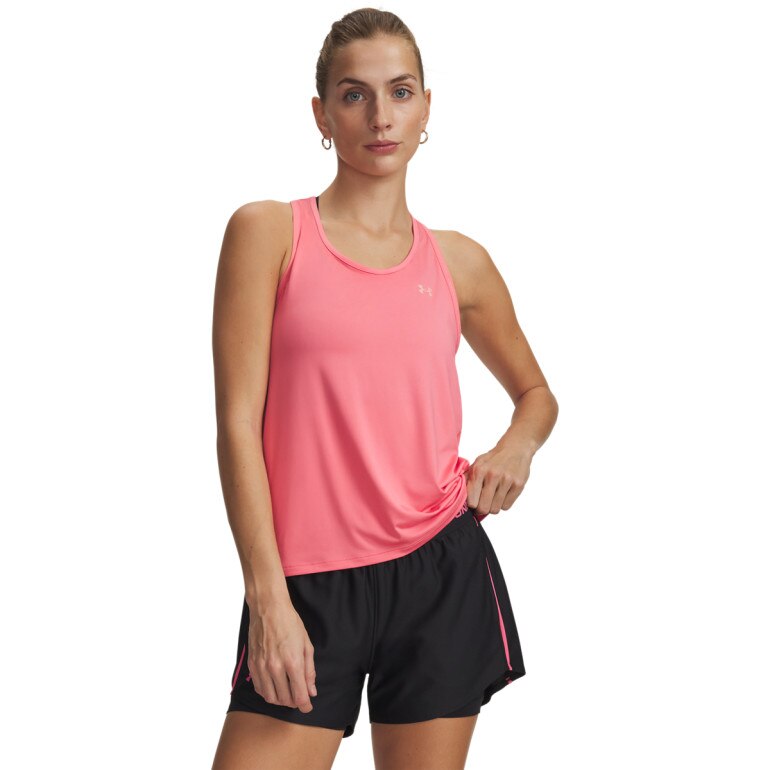 Damski top treningowy Under Armour Tech Knockout Tank - różowy