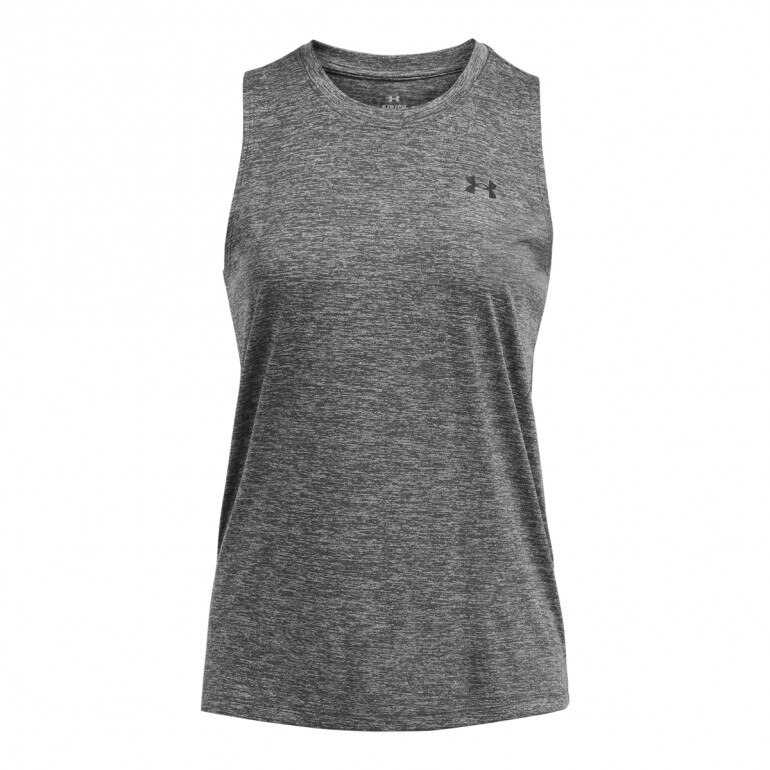 Damski top treningowy Under Armour Tech Tank Twist - szary 
