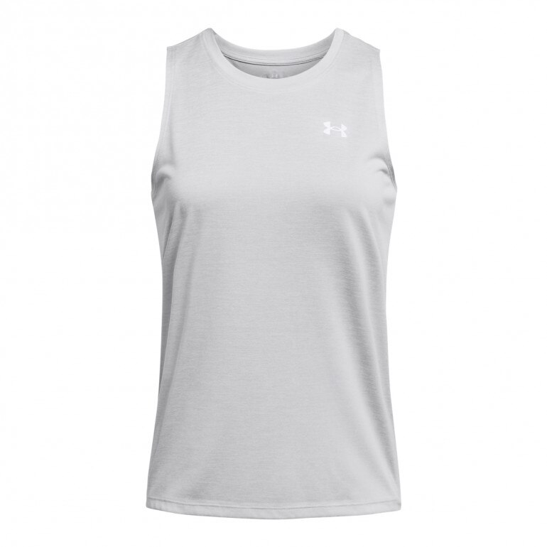 Damski top treningowy Under Armour Tech Tank Twist - szary 