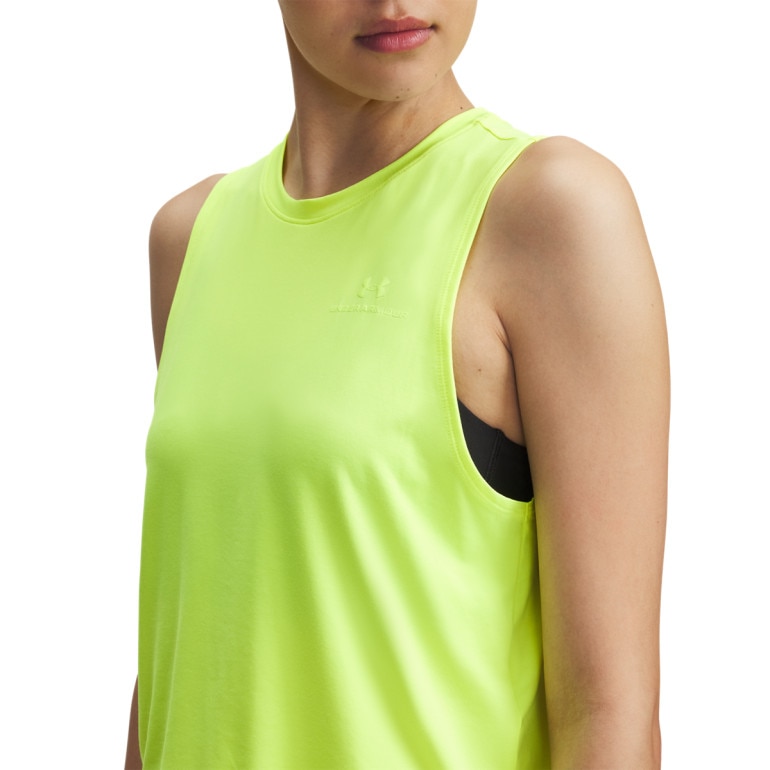 Damski top treningowy Under Armour Vanish Energy Crop Tank - zielony