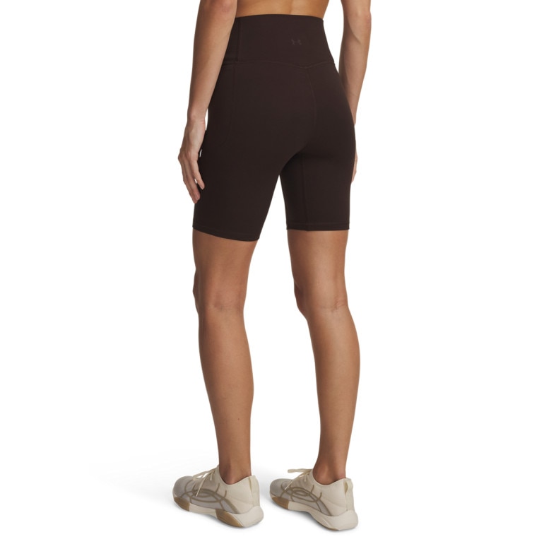 Damskie kolarki treningowe Under Armour Meridian Bike Short 7in - brązowe