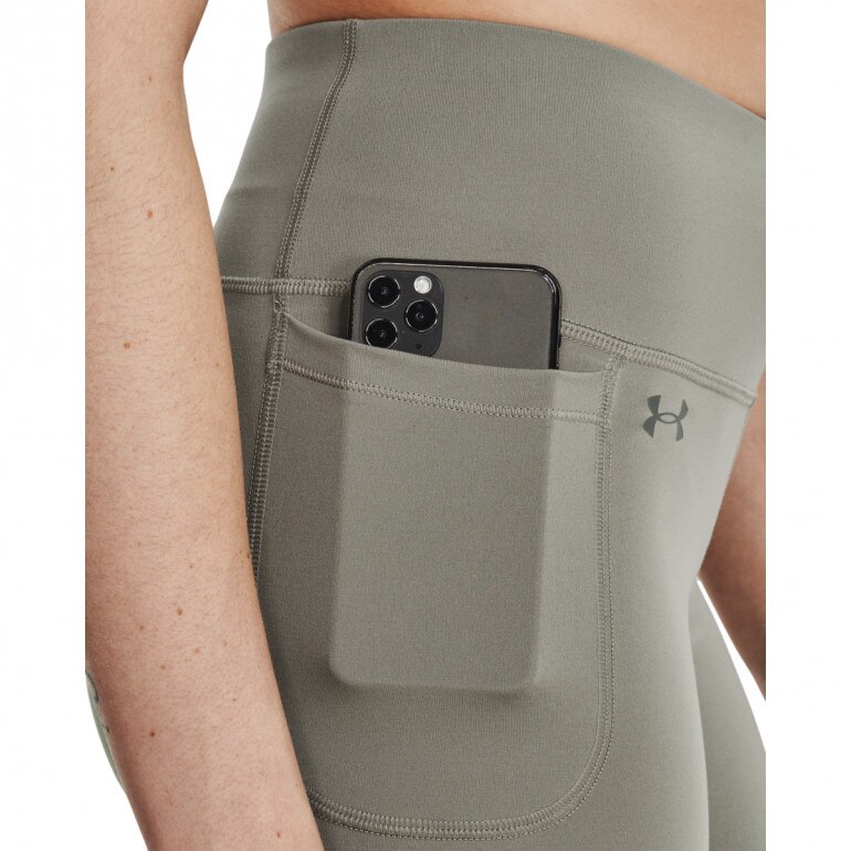 Damskie kolarki treningowe Under Armour Motion Bike Short - oliwkowe
