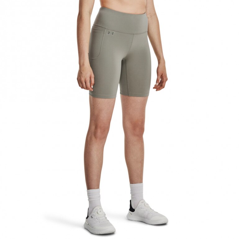 Damskie kolarki treningowe Under Armour Motion Bike Short - oliwkowe