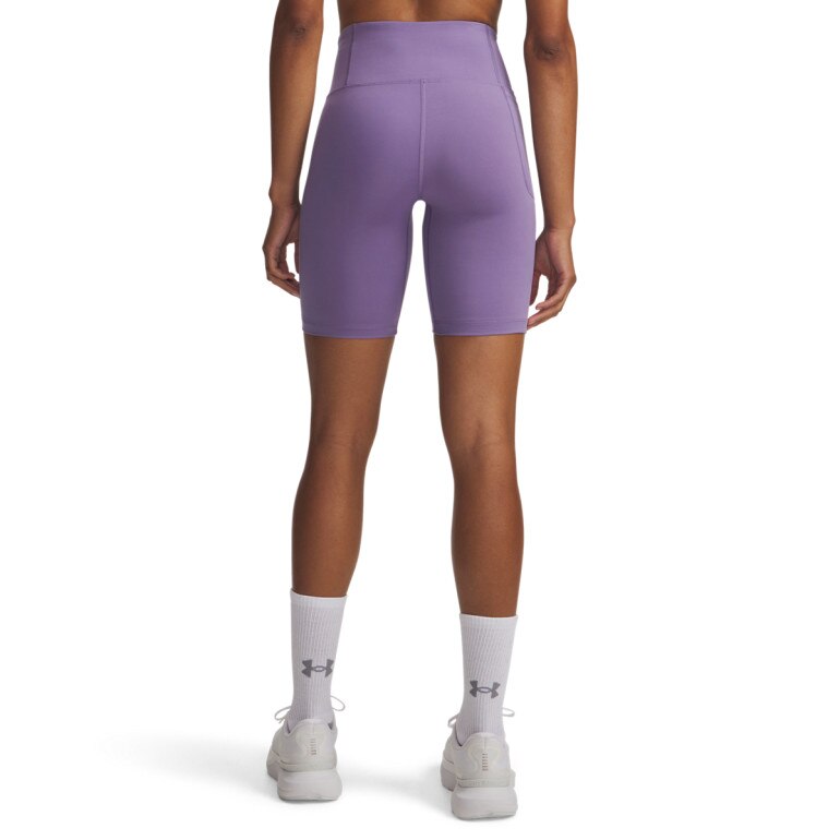 Damskie kolarki treningowe Under Armour Motion Bike Short Emea - fioletowe