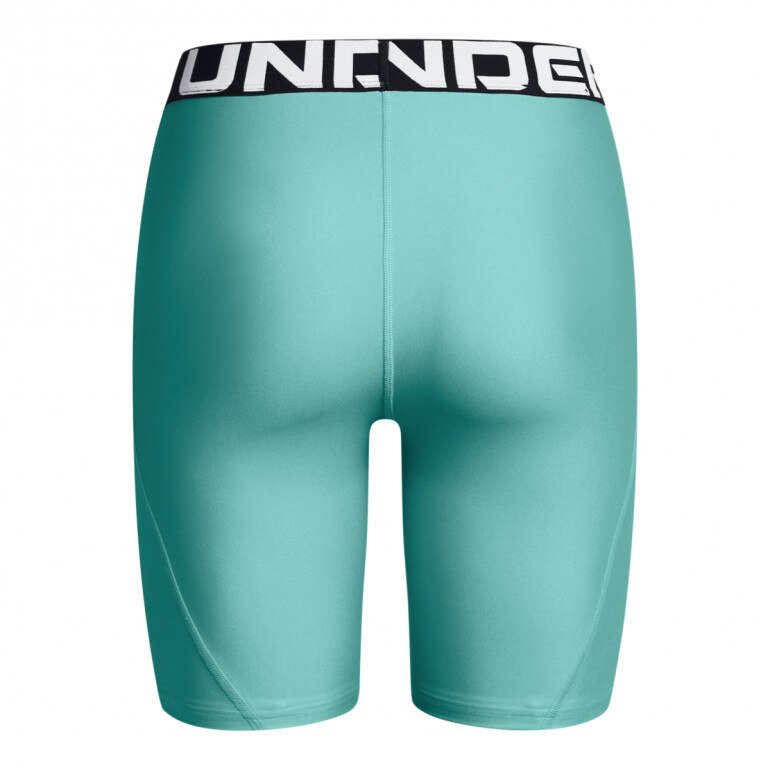 Damskie kolarki treningowe Under Armour UA HG 8in Short - turkusowe