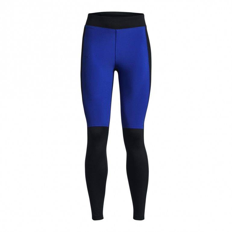 Damskie legginsy do biegania Under Armour UA Qualifier Cold Tight - niebieskie