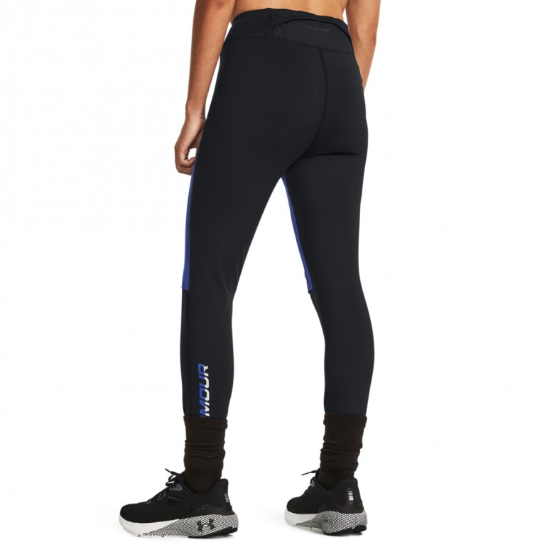 Damskie legginsy do biegania Under Armour UA Qualifier Cold Tight - niebieskie
