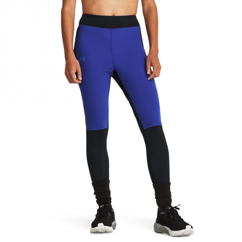 Damskie legginsy do biegania Under Armour UA Qualifier Cold Tight - niebieskie
