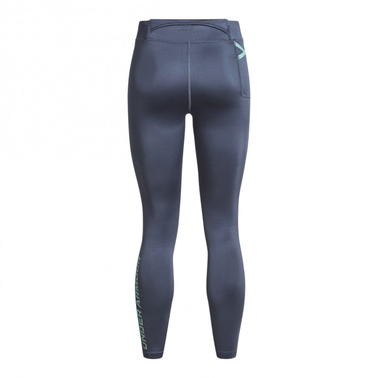Damskie legginsy do biegania Under Armour UA Qualifier Cold Tight - miętowe
