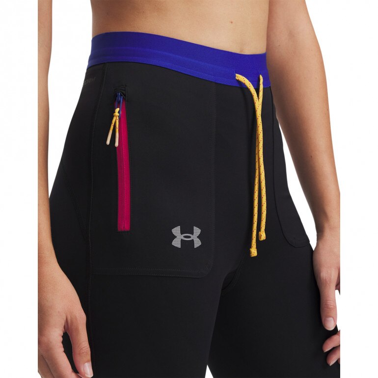 Damskie legginsy do biegania Under Armour UA Trail Run Tight - czarne