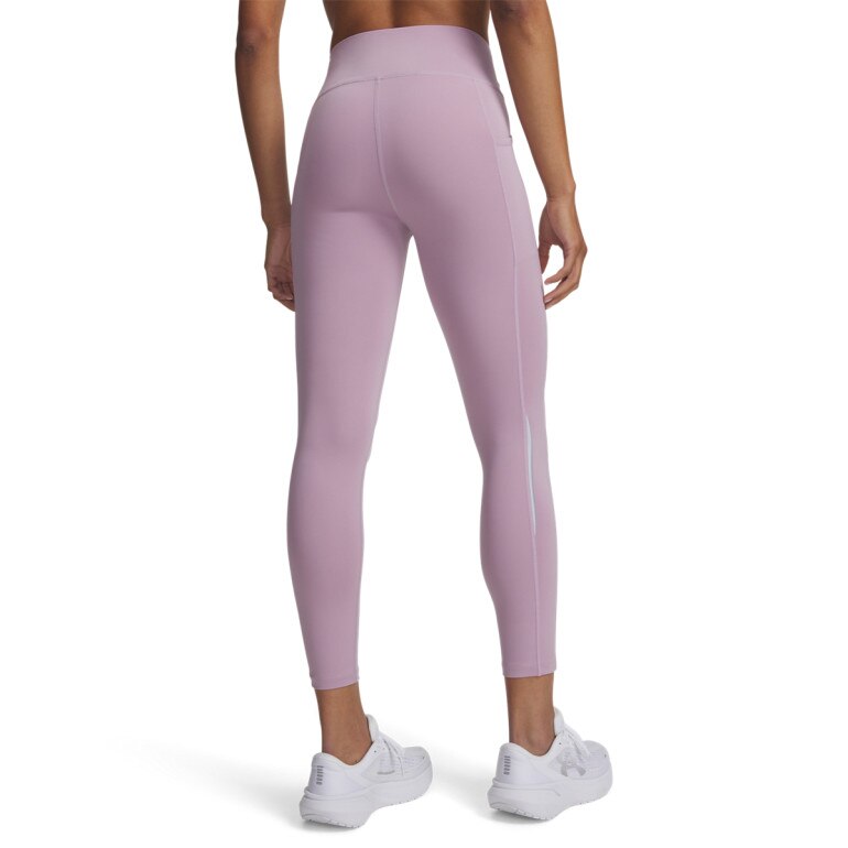 Damskie legginsy do biegania Under Armour UA Velociti Ankle Tights - różowe