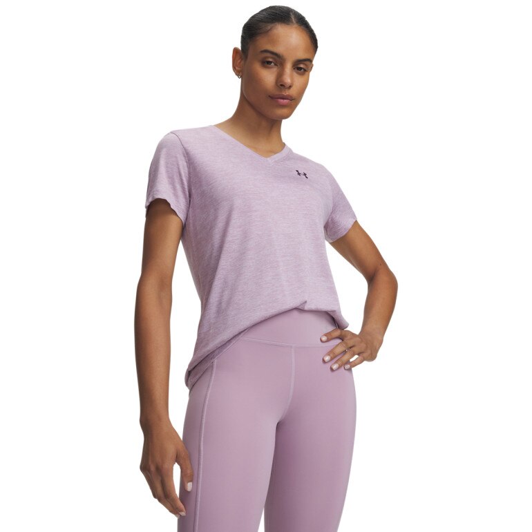 Damskie legginsy do biegania Under Armour UA Velociti Ankle Tights - różowe