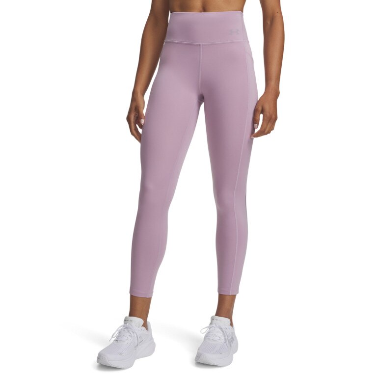 Damskie legginsy do biegania Under Armour UA Velociti Ankle Tights - różowe