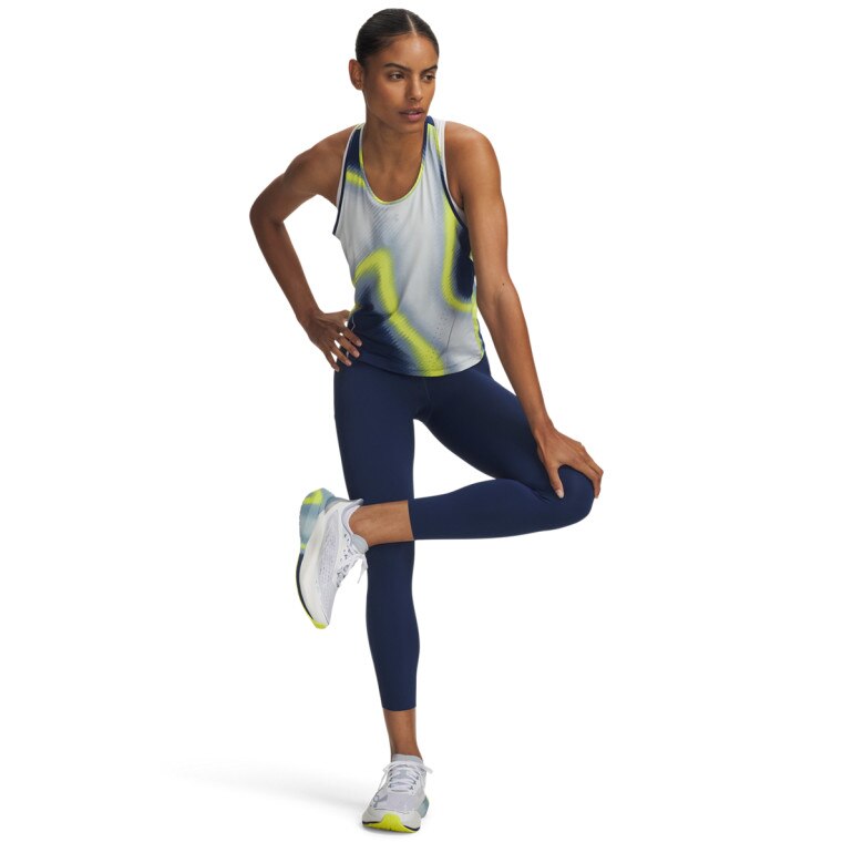 Damskie legginsy do biegania Under Armour UA Velociti Pro - granatowe