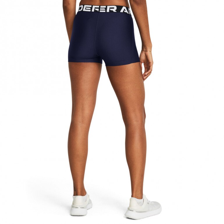 Damskie legginsy krótkie treningowe Under Armour UA HG Shorty - granatowe