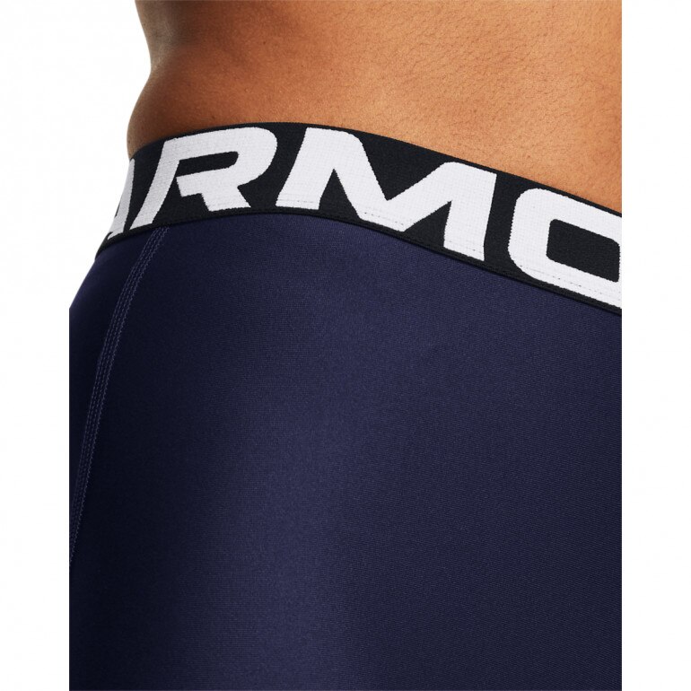 Damskie legginsy krótkie treningowe Under Armour UA HG Shorty - granatowe