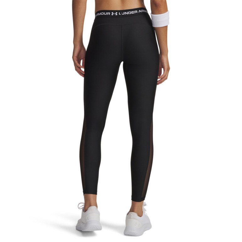 Damskie legginsy treningowe Under Armour HeatGear Mesh Legging - czarne