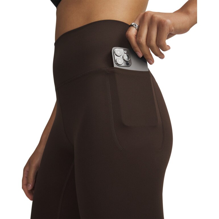 Damskie legginsy treningowe Under Armour Meridian Legging - brązowe