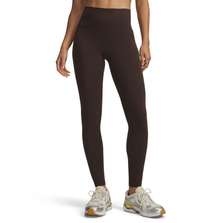 Damskie legginsy treningowe Under Armour Meridian Legging - brązowe