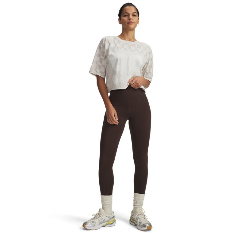 Damskie legginsy treningowe Under Armour Meridian Legging - brązowe