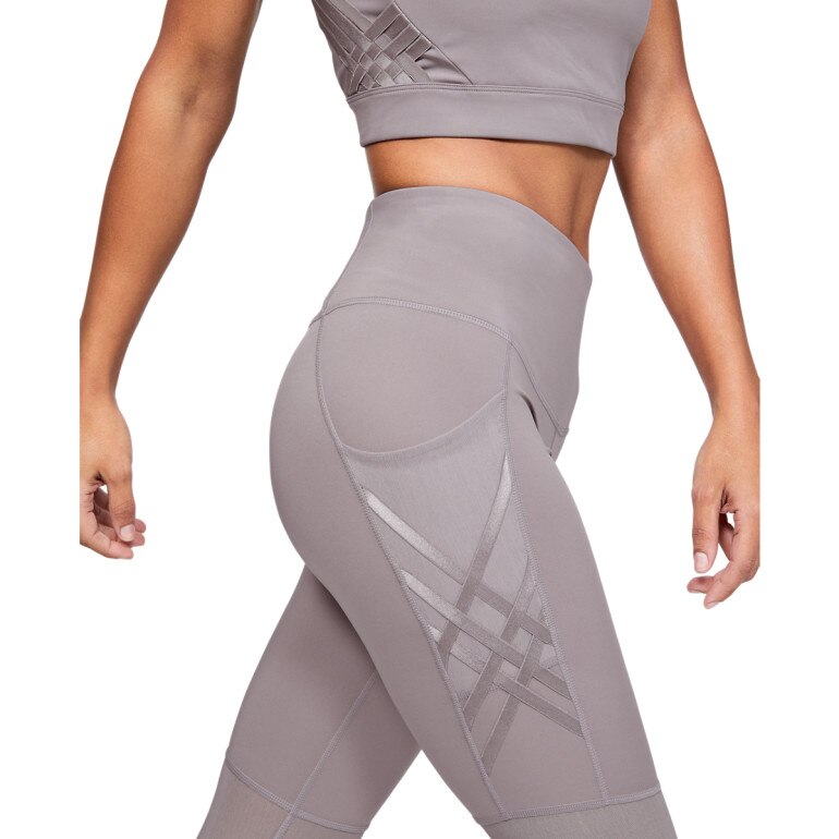 Damskie legginsy treningowe Under Armour Misty Legging - szare