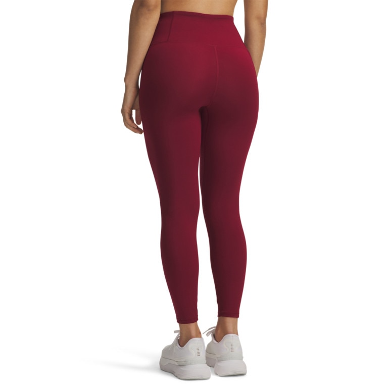 Damskie legginsy treningowe Under Armour Motion Ankle Leg Emea - bordowe
