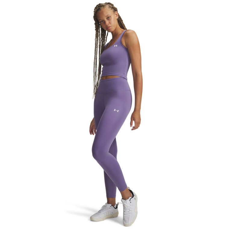 Damskie legginsy treningowe Under Armour Motion Ankle Leg Emea - fioletowe