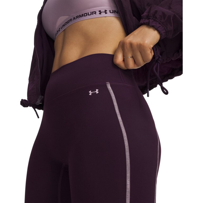 Damskie legginsy treningowe Under Armour Motion Novelty Boot Cut - fioletowe