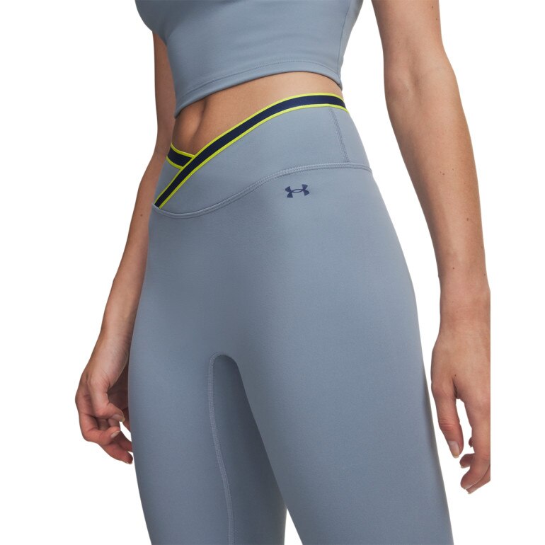 Damskie legginsy treningowe Under Armour Motion Sport Tape Legging - niebieskie