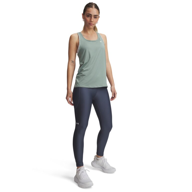 Damskie legginsy treningowe Under Armour Tech Hi Ankle Leg - szare